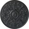 Ekena Millwork Versailles Ceiling Medallion (Fits Canopies up to 3 1/4"), Hand-Painted Pewter, 33"OD x 1 3/4"P CM33VEPES - alternate 1